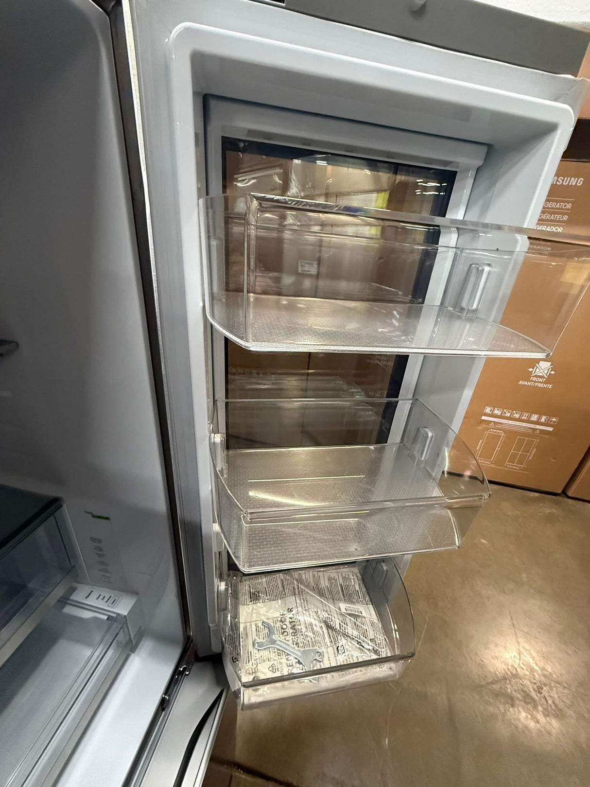 LG - Counter-Depth MAX 25.5 Cu. Ft. French Door Smart Refrigerator with Four Kinds of Ice - Stainless Steel