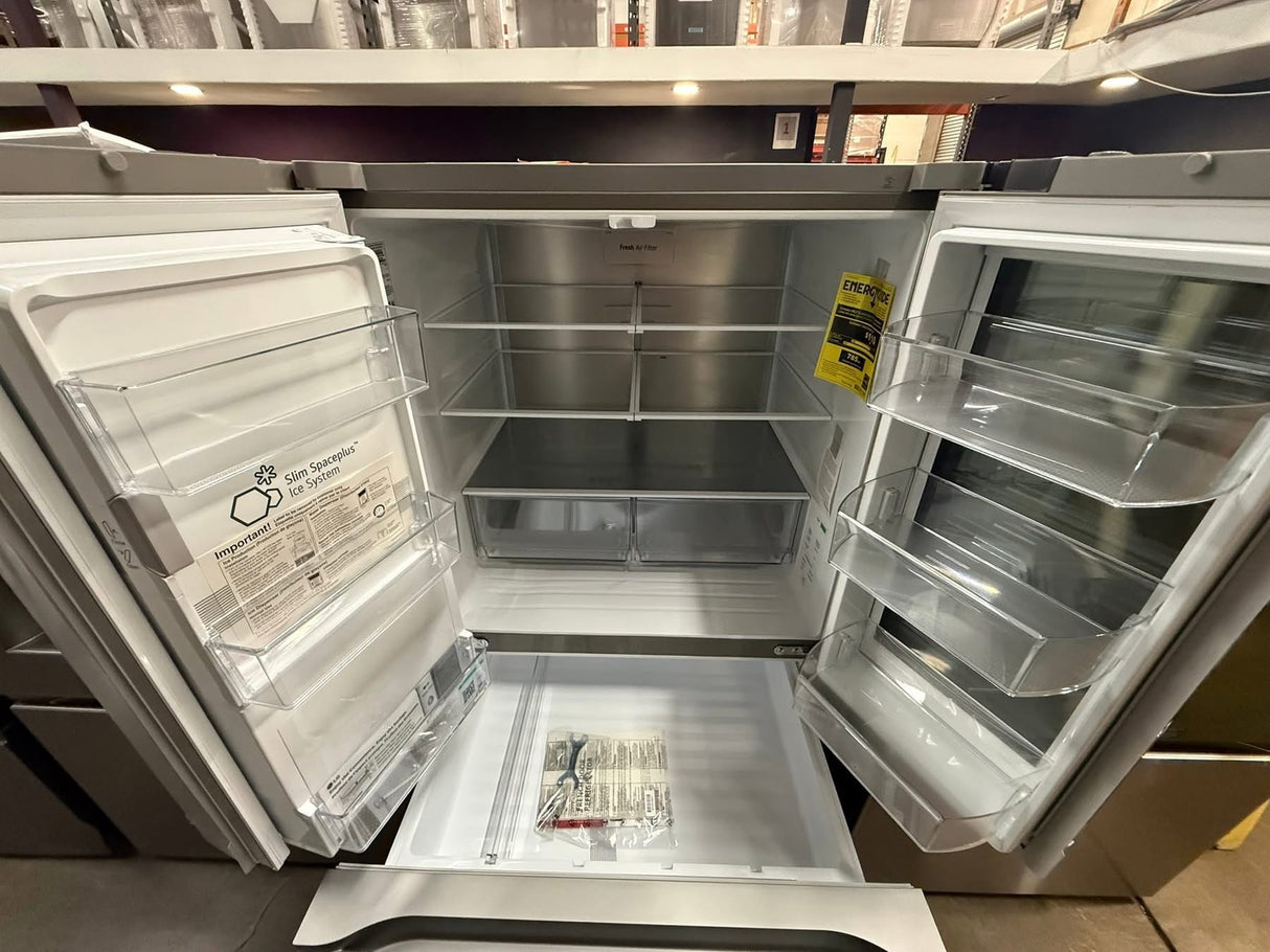 LG 29 cu. ft. SMART MyColor InstaView Standard-Depth MAX 4-Door French Door Refrigerator with Craft Ice