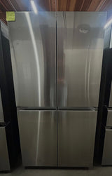Samsung - Bespoke 23 cu. ft. Counter Depth 4-Door French Door Refrigerator with AI Hybrid Cooling