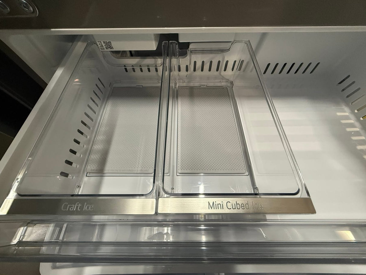 LG - Counter-Depth MAX 25.5 Cu. Ft. French Door Smart Refrigerator with Four Kinds of Ice - Stainless Steel