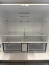 Samsung - Bespoke 23 cu. ft. Counter Depth 4-Door French Door Refrigerator with AI Hybrid Cooling