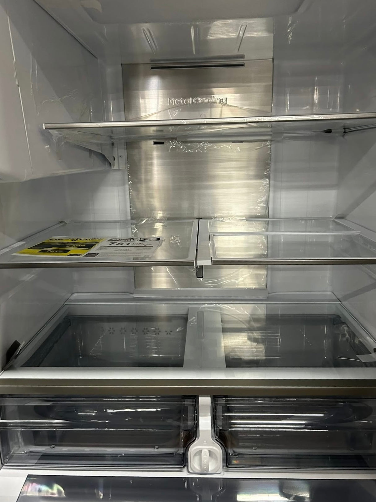 Samsung 30 cu. ft. Mega Capacity Standard Depth 3-Door French Door Refrigerator in with Family Hub