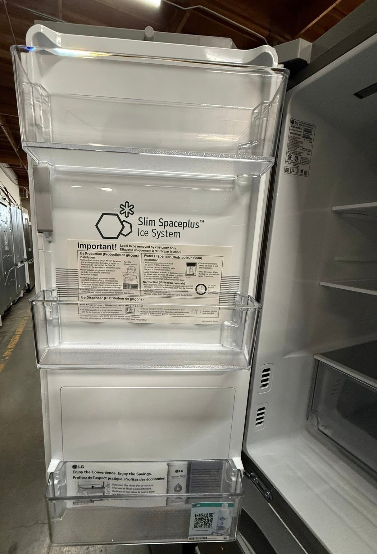 LG 29 cu. ft. SMART MyColor InstaView Standard-Depth MAX 4-Door French Door Refrigerator with Craft Ice